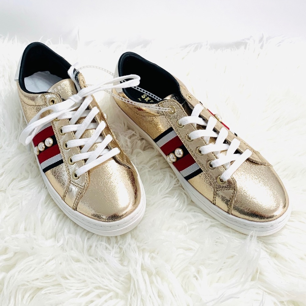 Skechers Gold Sneaker-skechers women sneak…